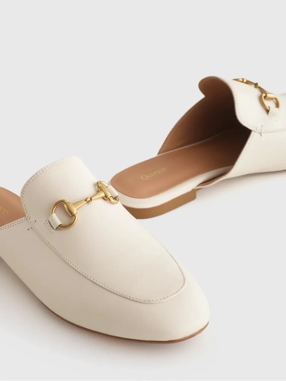 NWT Quince Leather Loafer Mule